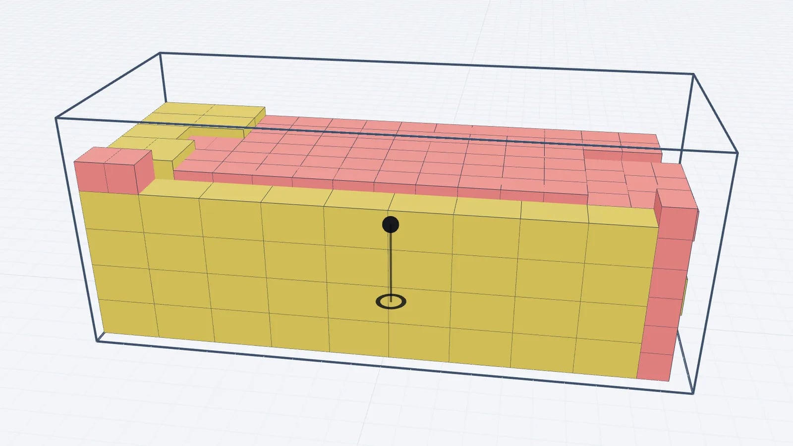 20' container filled with three sizes of cartons in 3D, used to explain cubic metre (CBM) calculation